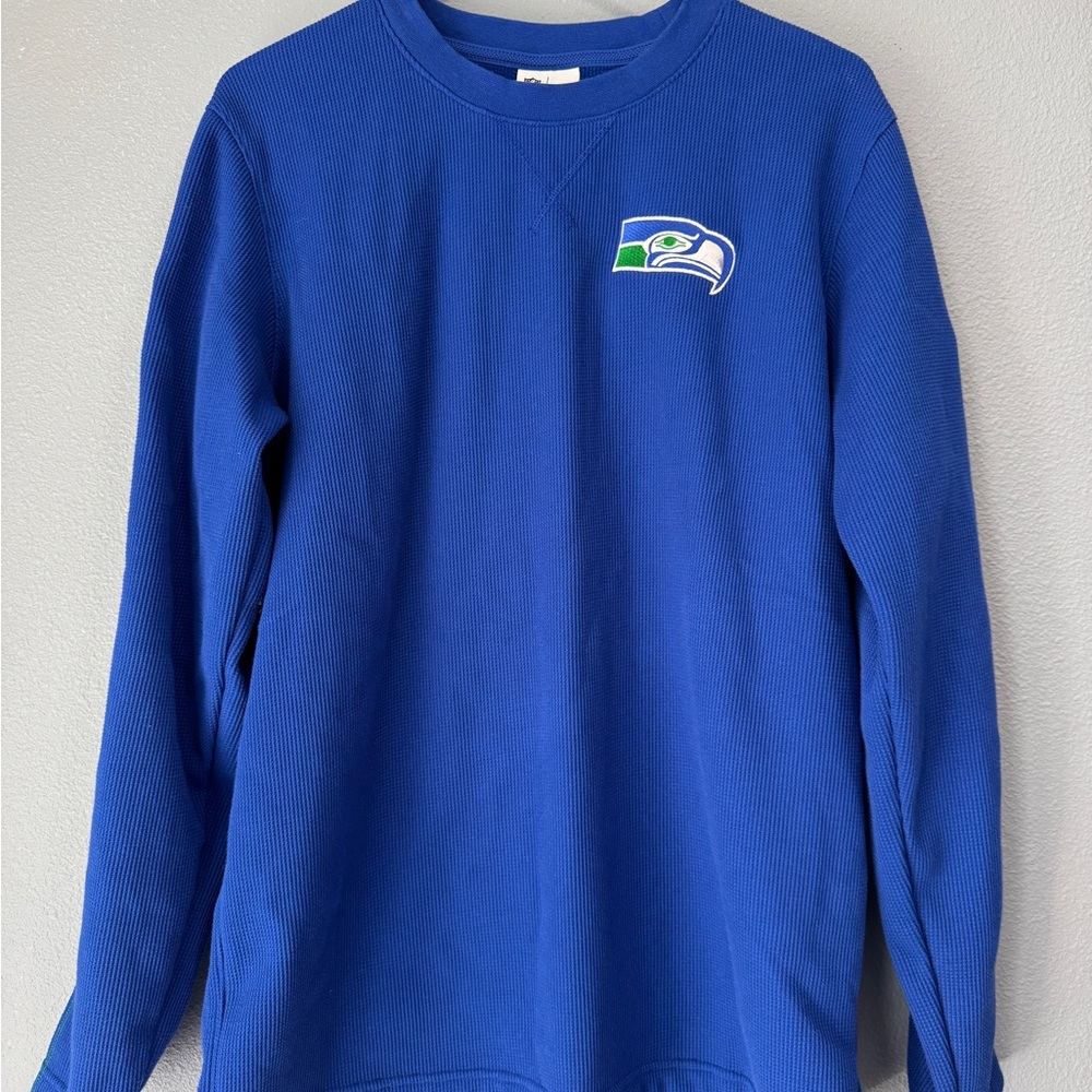 Blue Seahawks Crewneck Sweater